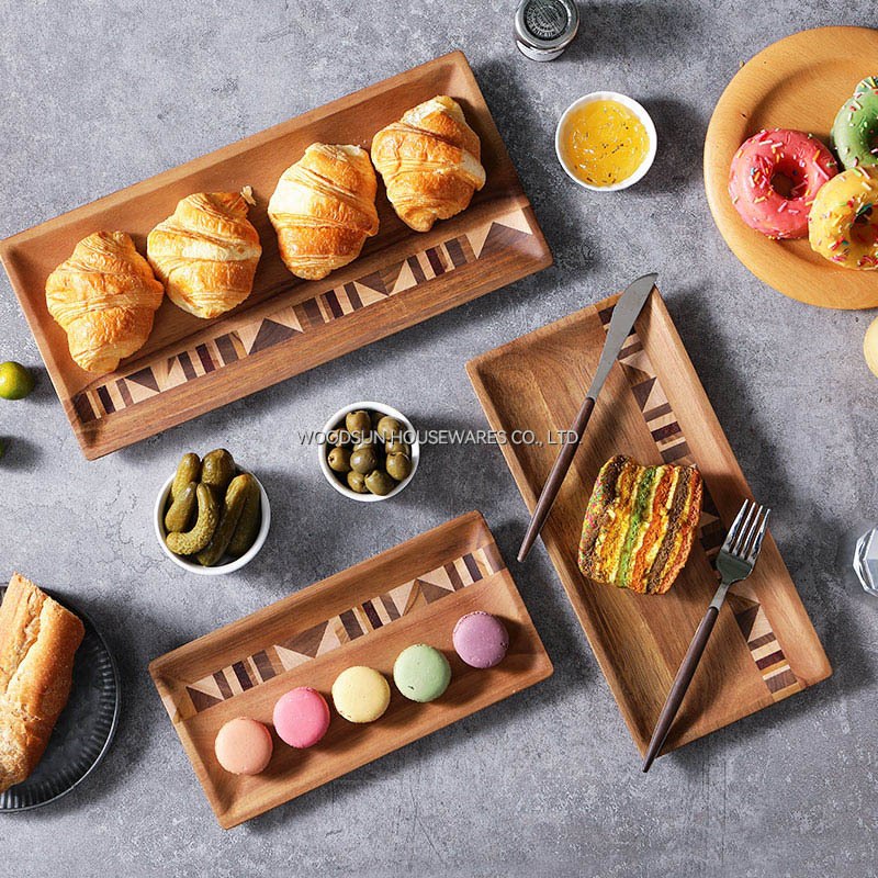 Woodsun Wooden Christmas Plates Restaurant Wooden Plates Rectangle