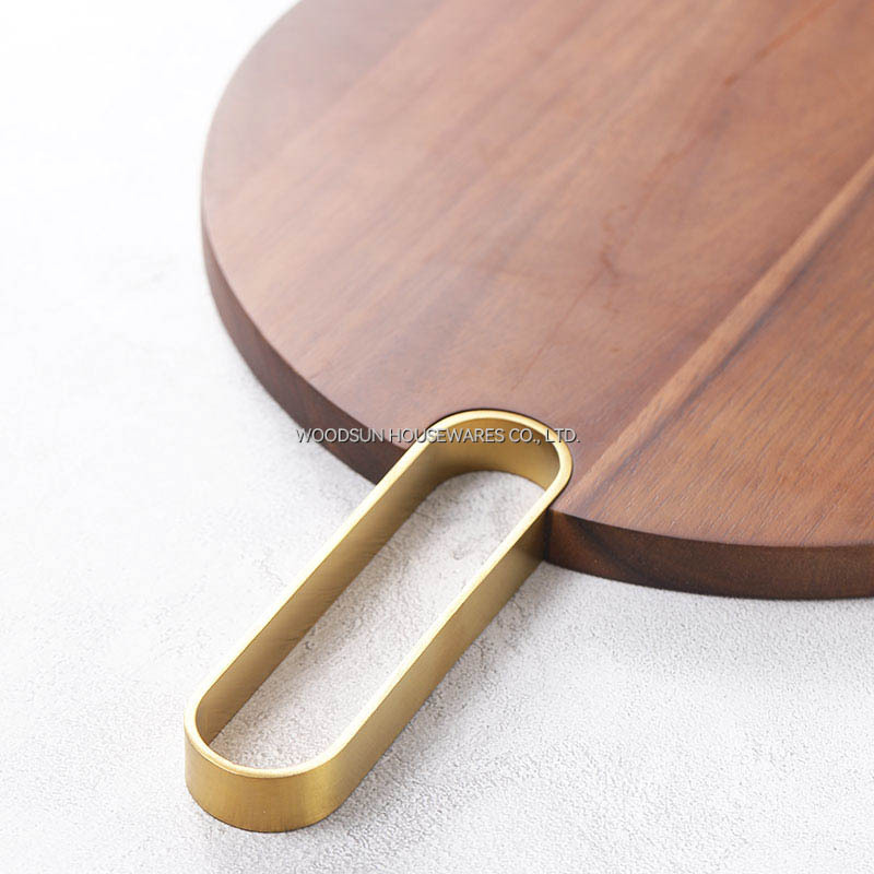 Woodsun Acacia Serving Board Pizza Cutting Board and Wooden Pizza Serve Board