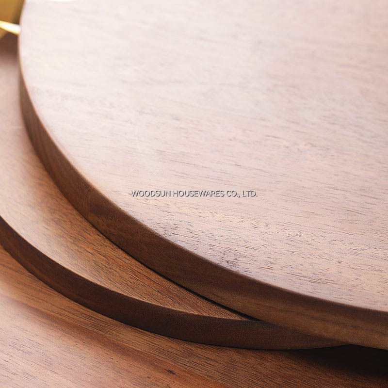 Woodsun Acacia Serving Board Pizza Cutting Board and Wooden Pizza Serve Board