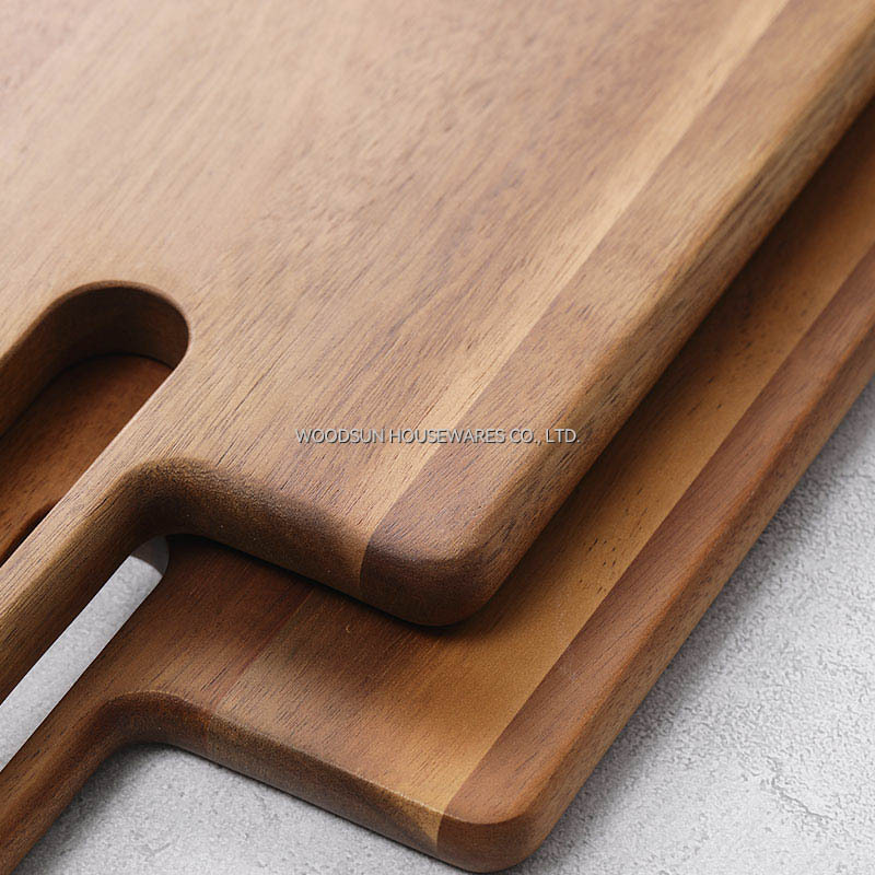 Woodsun Kitchen Knife Chop Block Cutting Board Wood Chopping Blocks