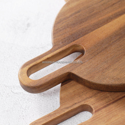 WoodSun OEM Wholesale Mug Coffee Tea Cup Wood Rubber Coaster