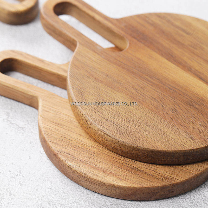 WoodSun OEM Wholesale Mug Coffee Tea Cup Wood Rubber Coaster