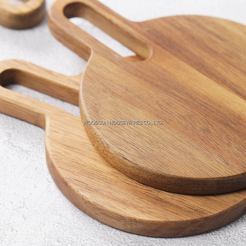 WoodSun OEM Wholesale Mug Coffee Tea Cup Wood Rubber Coaster