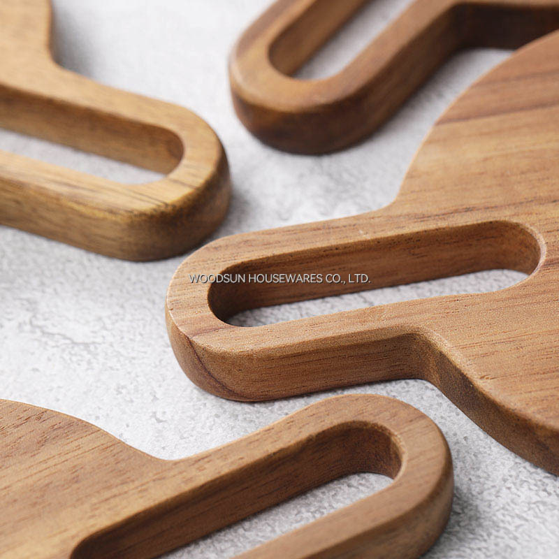 WoodSun OEM Wholesale Mug Coffee Tea Cup Wood Rubber Coaster