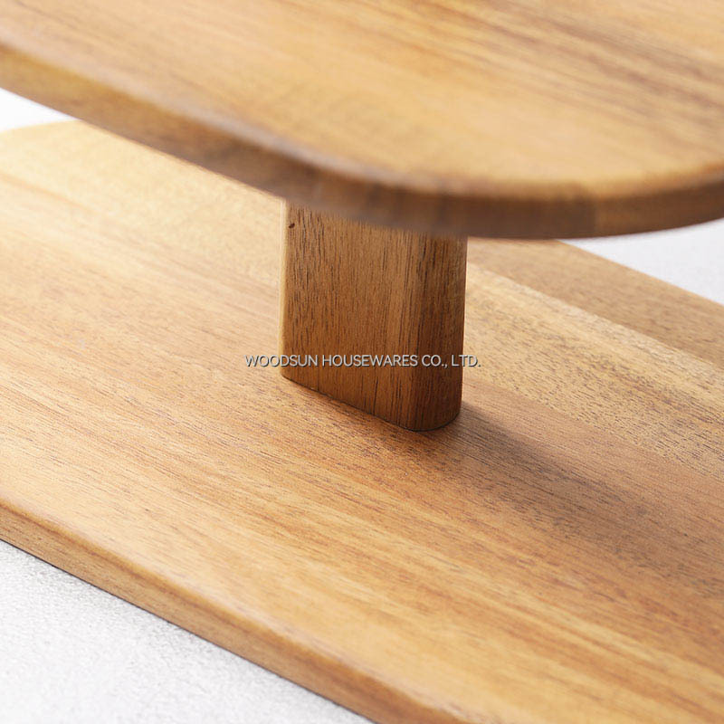 Woodsun 2 Layers Tray Cupcake Stand Cake Stand 2025