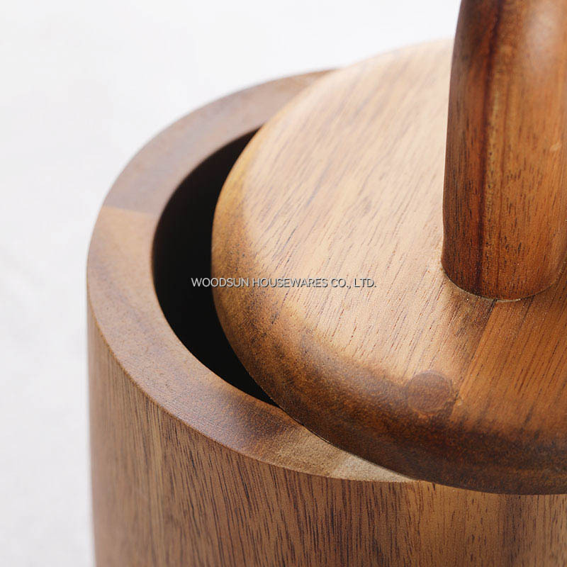 Woodsun Magnet Salt Cellar Salt Storage Box Acacia Wood 2025