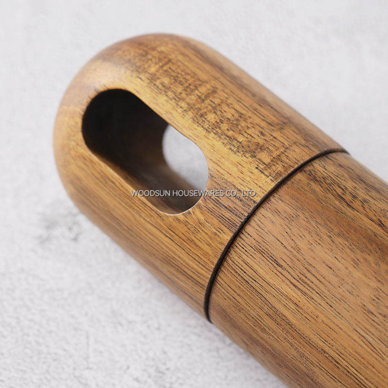 Woodsun Wooden Spice Grinder Pepper Mill With Salt and Pepper Mill Grinder