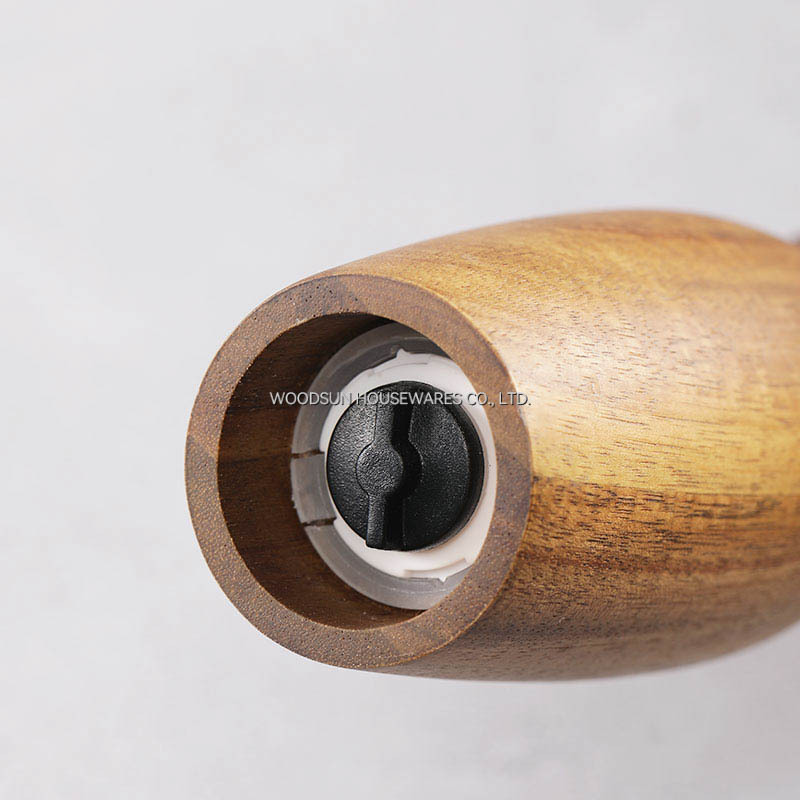 Woodsun Kitchen Accessories Wooden Spice Manual Pepper Grinder Wood Set