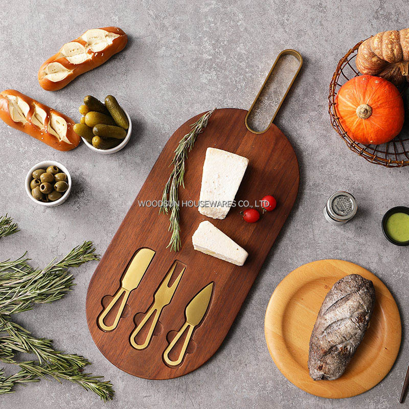 Woodsun Factory Charcuterie Board Set for Meat and Cheese