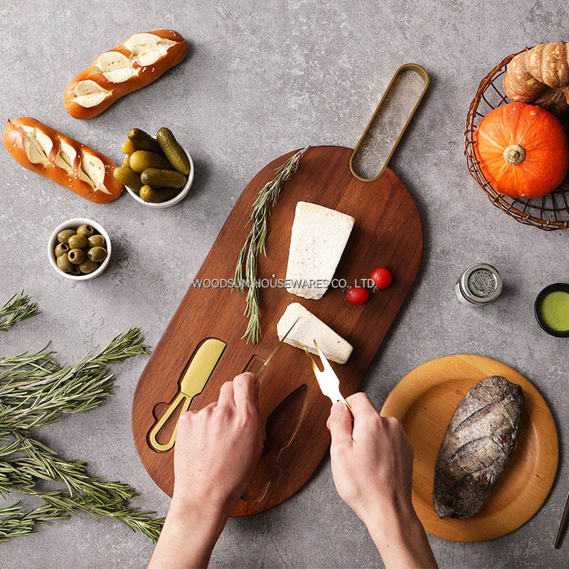 Woodsun Factory Charcuterie Board Set for Meat and Cheese