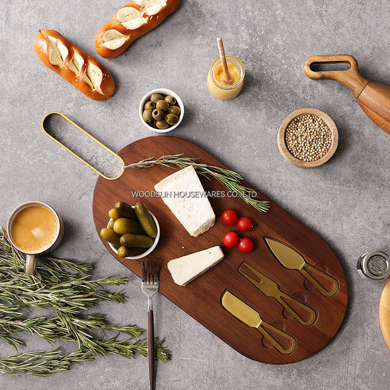 Woodsun Factory Charcuterie Board Set for Meat and Cheese