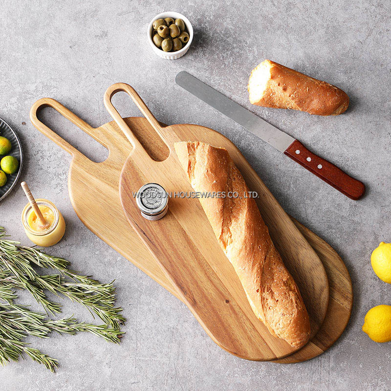 Woodsun Modern Charcuterie Board Wooden Food Cutting Board China Wooden Serve Board