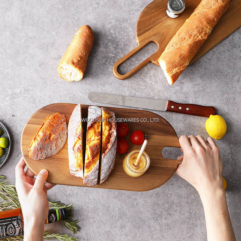 Woodsun Modern Charcuterie Board Wooden Food Cutting Board China Wooden Serve Board