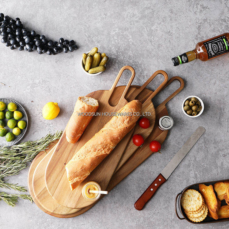 Woodsun Modern Charcuterie Board Wooden Food Cutting Board China Wooden Serve Board
