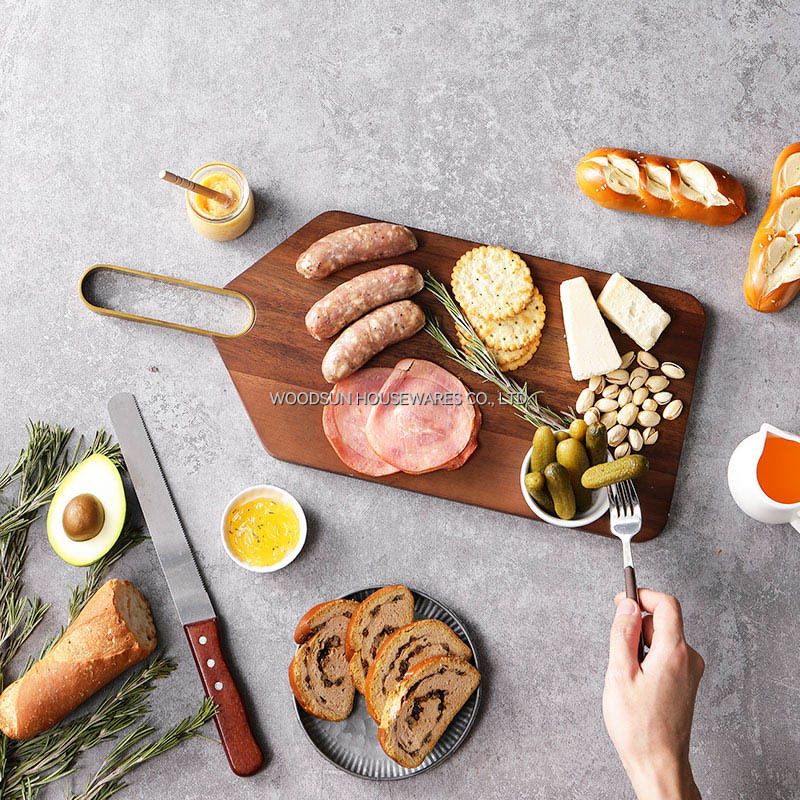 Woodsun Steak Serving Wooden Board Commercial Hotel Serving Board Wood for Sale