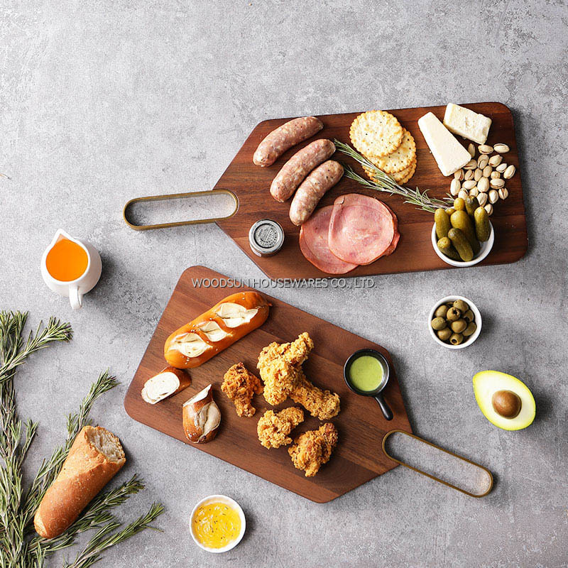 Woodsun Steak Serving Wooden Board Commercial Hotel Serving Board Wood for Sale