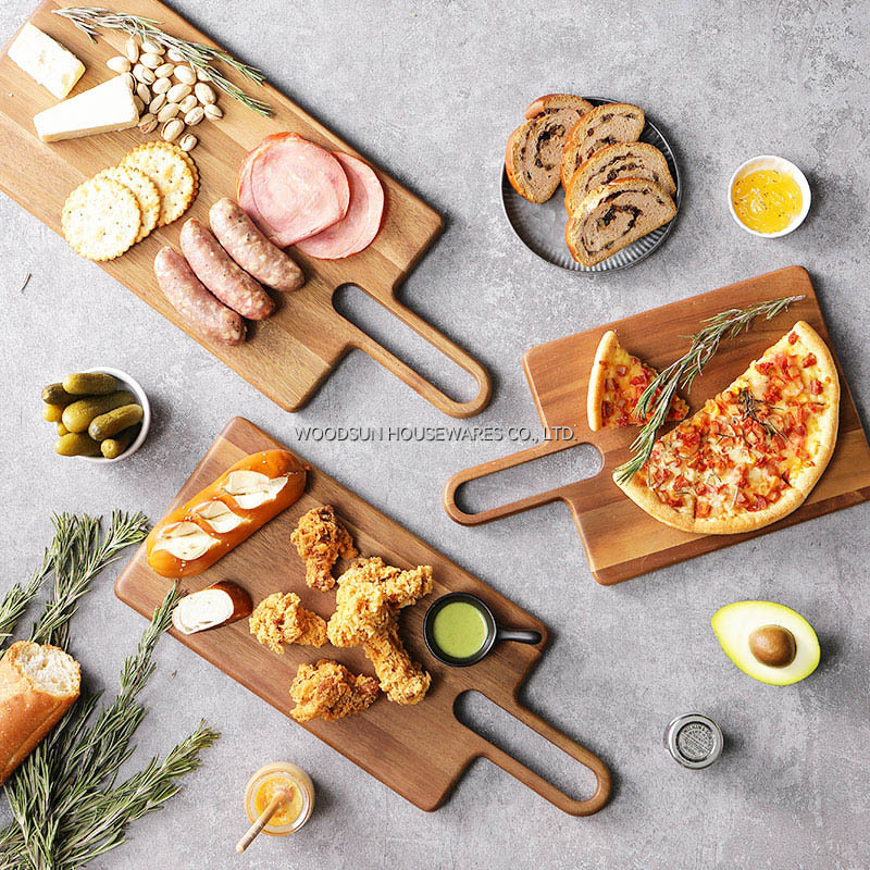 Woodsun Kitchen Knife Chop Block Cutting Board Wood Chopping Blocks