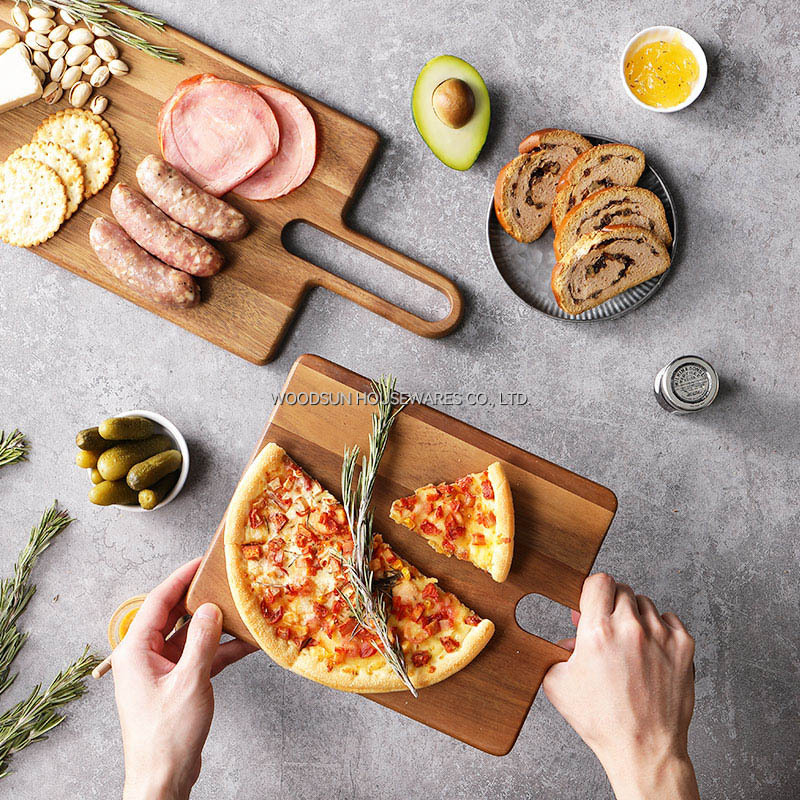 Woodsun Kitchen Knife Chop Block Cutting Board Wood Chopping Blocks