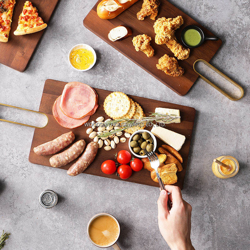 Woodsun Commercial Wooden Paddle Serving Board for Tray Serving Manufacturer Cutting Board Factory