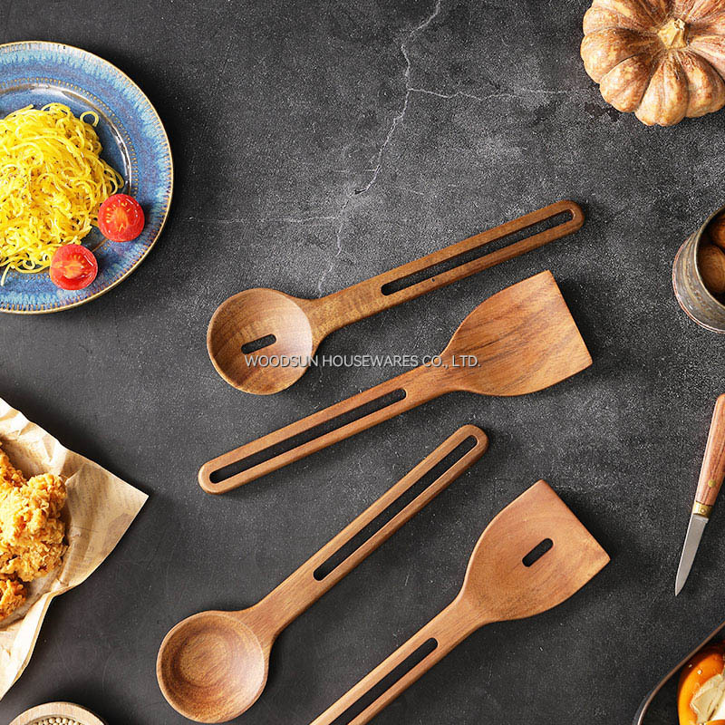 Woodsun Cooking Accessories Kitchen Wooden Shovel Spoon Utensil for Kitchen
