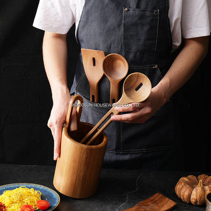 Woodsun Cooking Accessories Kitchen Wooden Shovel Spoon Utensil for Kitchen
