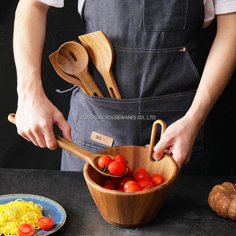 Woodsun Cooking Accessories Kitchen Wooden Shovel Spoon Utensil for Kitchen