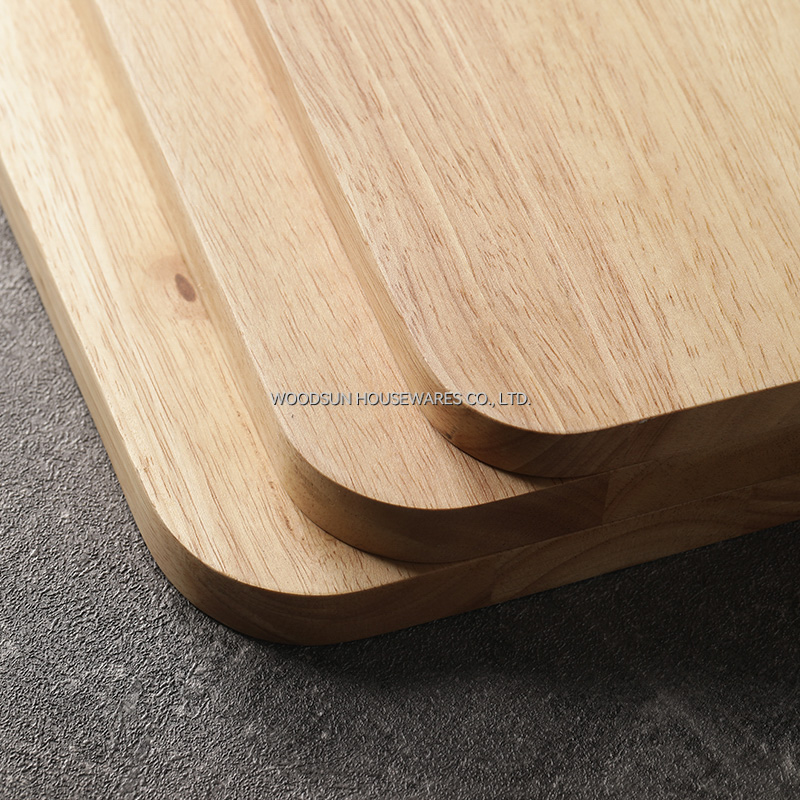 Woodsun 2025 Laser Engraving Slicing Wooden Custom Cutting Board Kitchen Acacia Wood Serving Board