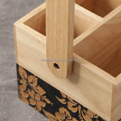 Woodsun Kitchen Accessories Multi Functional Food Cutlery Organizer