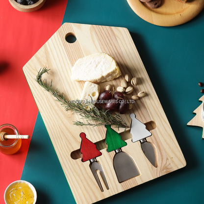 Woodsun Rubber Ash Wood Wholesale Cheese Boards 2026 for Christmas