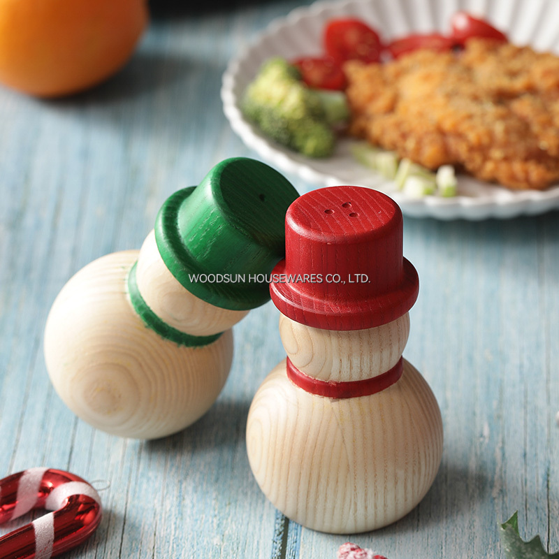 Woodsun Christmas Series Salt and Pepper Shaker Metal Wedding