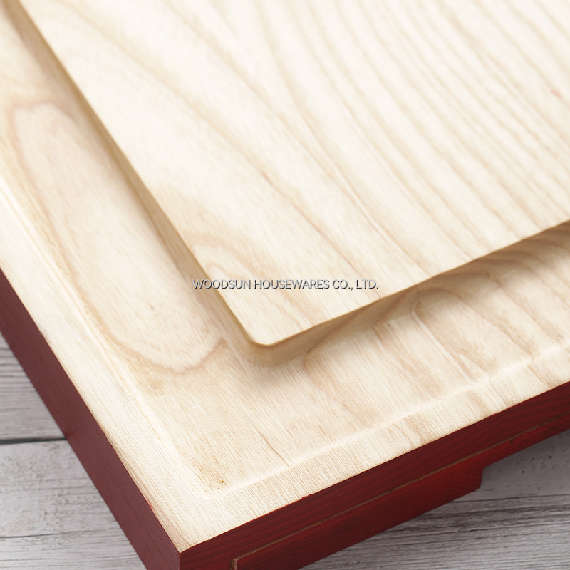 Woodsun Christmas Gift Rubber Ash Wood Custom Made Modern Expandable Cheese Board 2026
