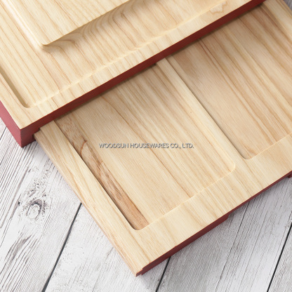 Woodsun Christmas Gift Rubber Ash Wood Custom Made Modern Expandable Cheese Board 2026