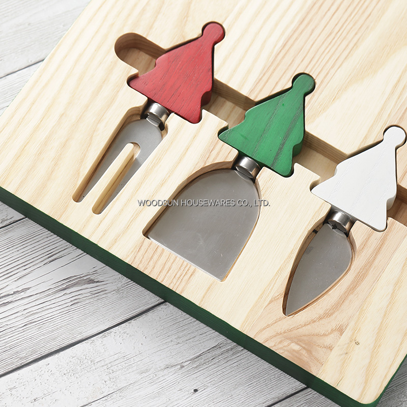 Woodsun Rubber Ash Wood Wholesale Cheese Boards 2026 for Christmas