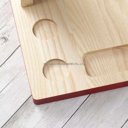 Woodsun Magnet Rubber Ash Wood Ceramic Cheese Slicer Board 2026 Stainless Steel Knife