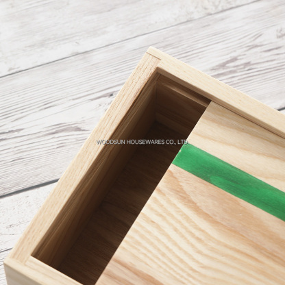 Woodsun Christmas Multi Functional Kitchen Utensils Cutlery Storage Box Tray Organizer Tray Spoon Knife