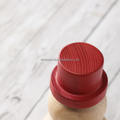 Woodsun Christmas Snowman Accessories Chili Wooden Salt Mill Pepper Wood 