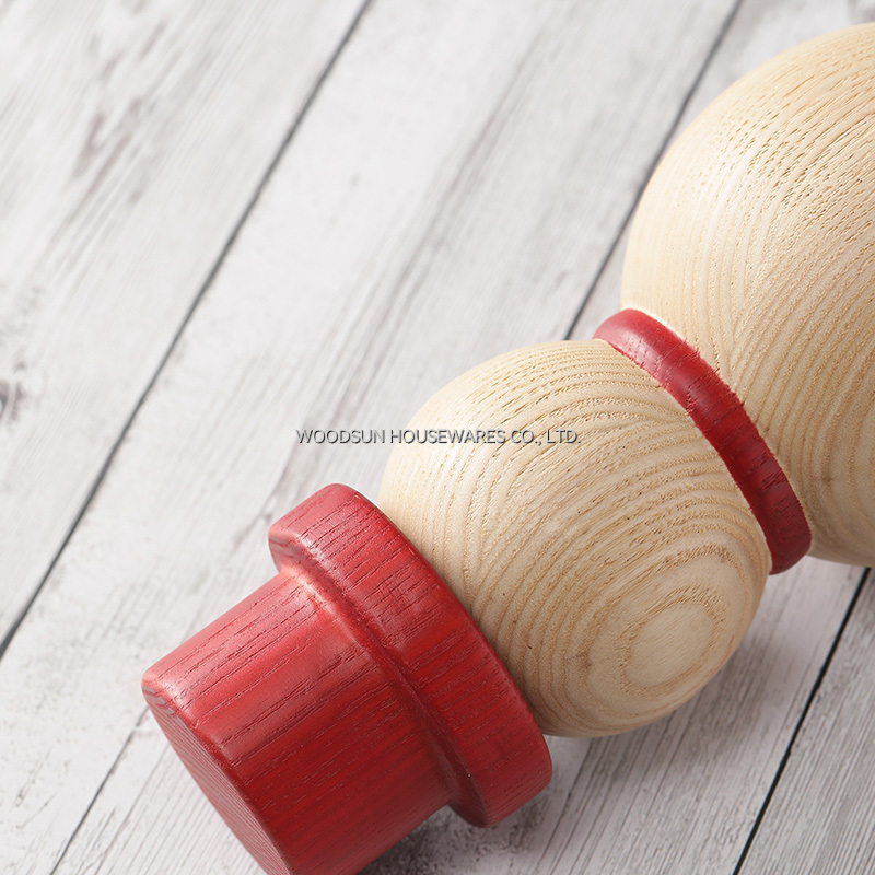 Woodsun Christmas Snowman Accessories Chili Wooden Salt Mill Pepper Wood 