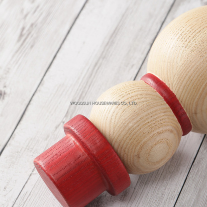 Woodsun Christmas Snowman Accessories Chili Wooden Salt Mill Pepper Wood 