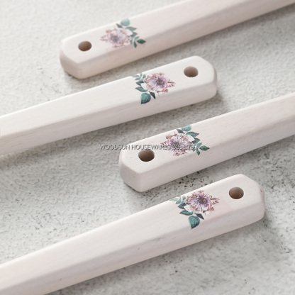 Woodsun Custom Kitchen Tools Cooking Spatula Leak Spoon Turner Sets