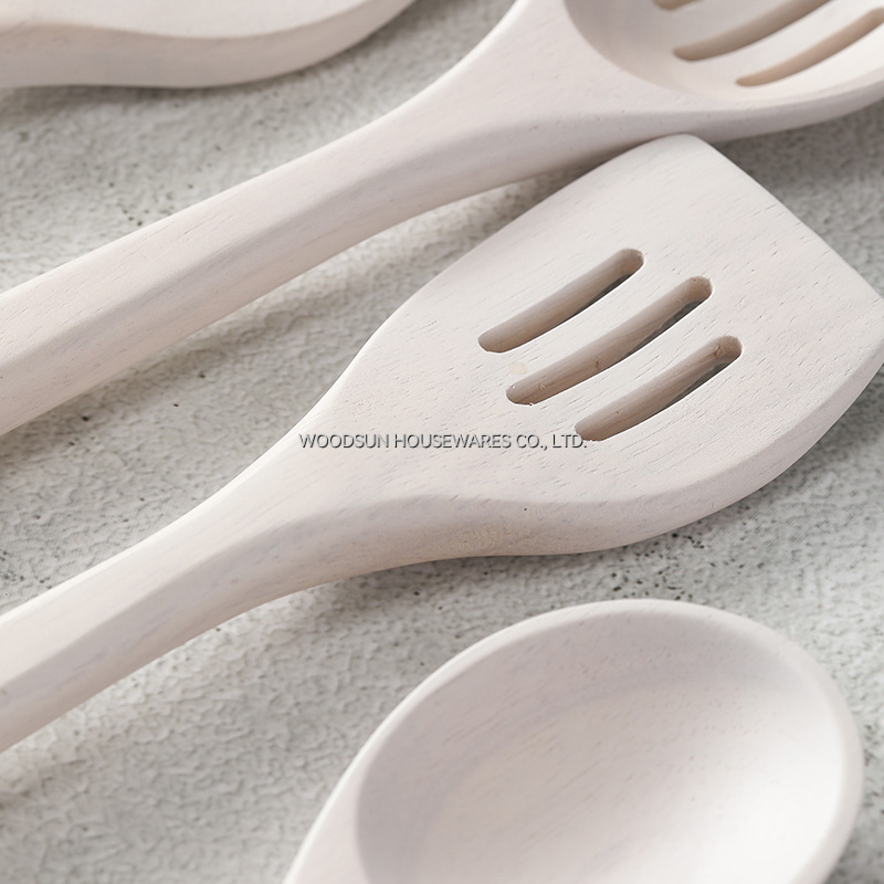 Woodsun Custom Kitchen Tools Cooking Spatula Leak Spoon Turner Sets