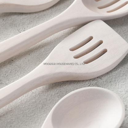 Woodsun Custom Kitchen Tools Cooking Spatula Leak Spoon Turner Sets