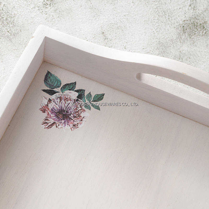 Woodsun Appetizer Wood Serving Tray Serving Plate for Restaurant