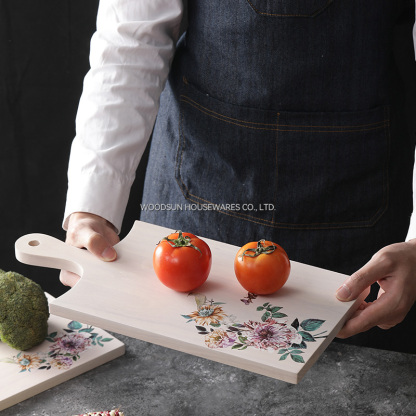 Woodsun Custom Kitchen Rubber Bamboo Cutting Board Set for Sale