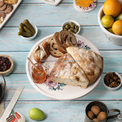 Wholesale Serving Trays Plate Cake Stand Storage Plate Custom