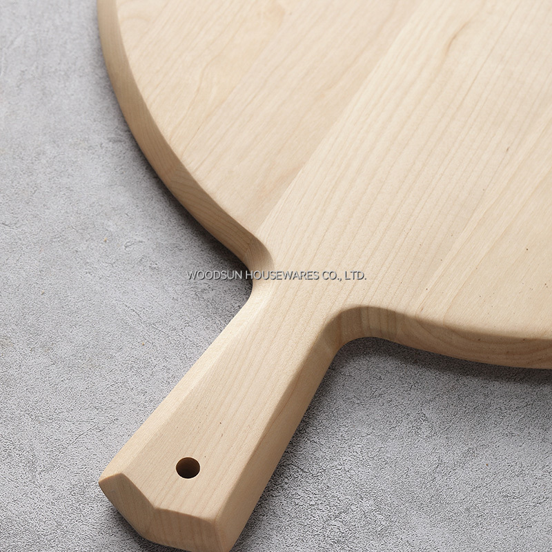 Woodsun Slicing Birch Custom Wood Cutting Board Kitchen Chopping Block Pizza Serving Board