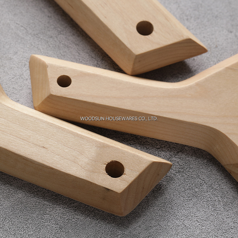 Woodsun Birch Wood Long Charcuterie Board Wood Custom Serving Board