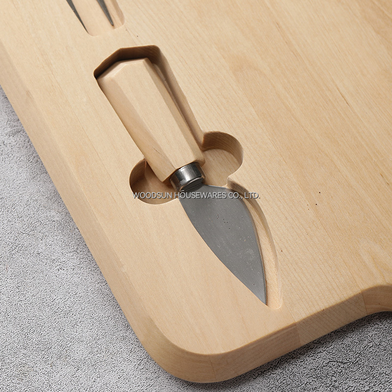 Woodsun Tagliere Di Formaggi Birch Wood Wholesale Cutting Cheese Boards