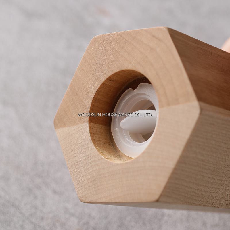 Woodsun Custom Birch Wood Spice Jar Salt and Pepper Shaker