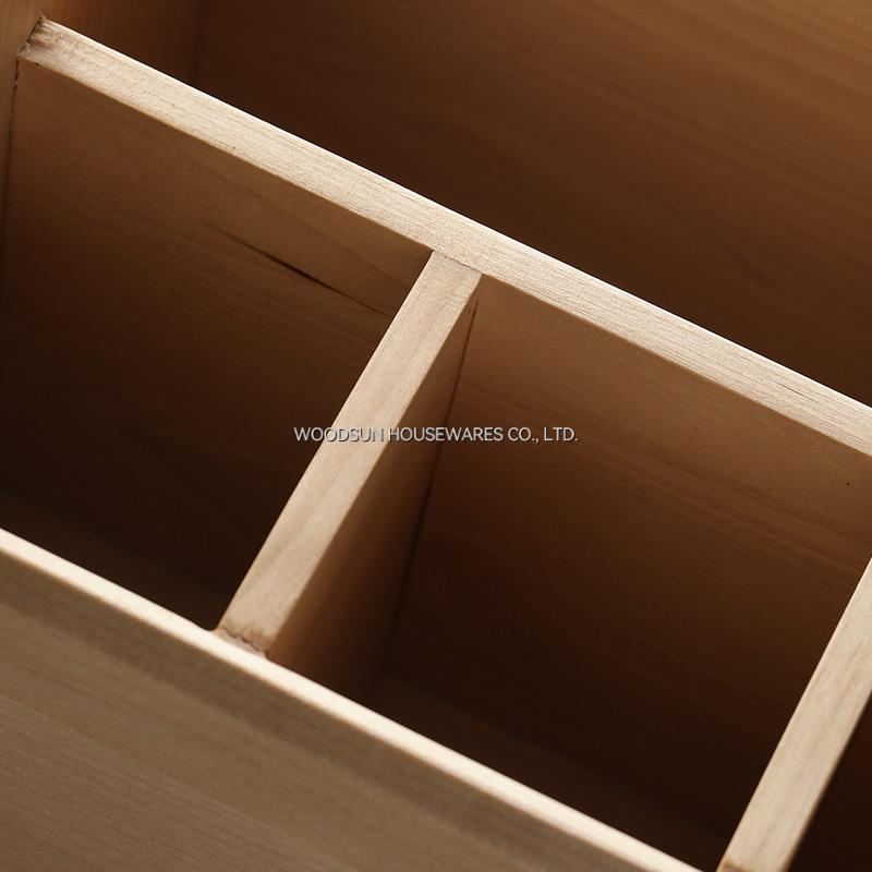 Woodsun Cutlery Food Storage Picnic Basket Kitchen Wood Basket 2025