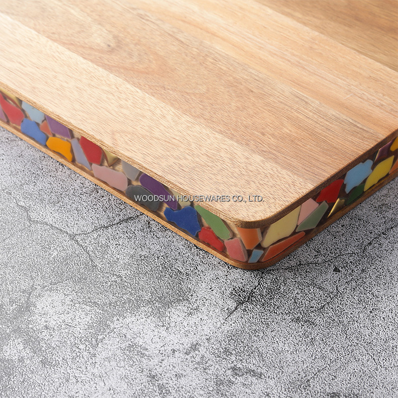 Woodsun Custom Manufacturer Rectangle Custom Logo Cutting Board Wood Acacia Wood 2025